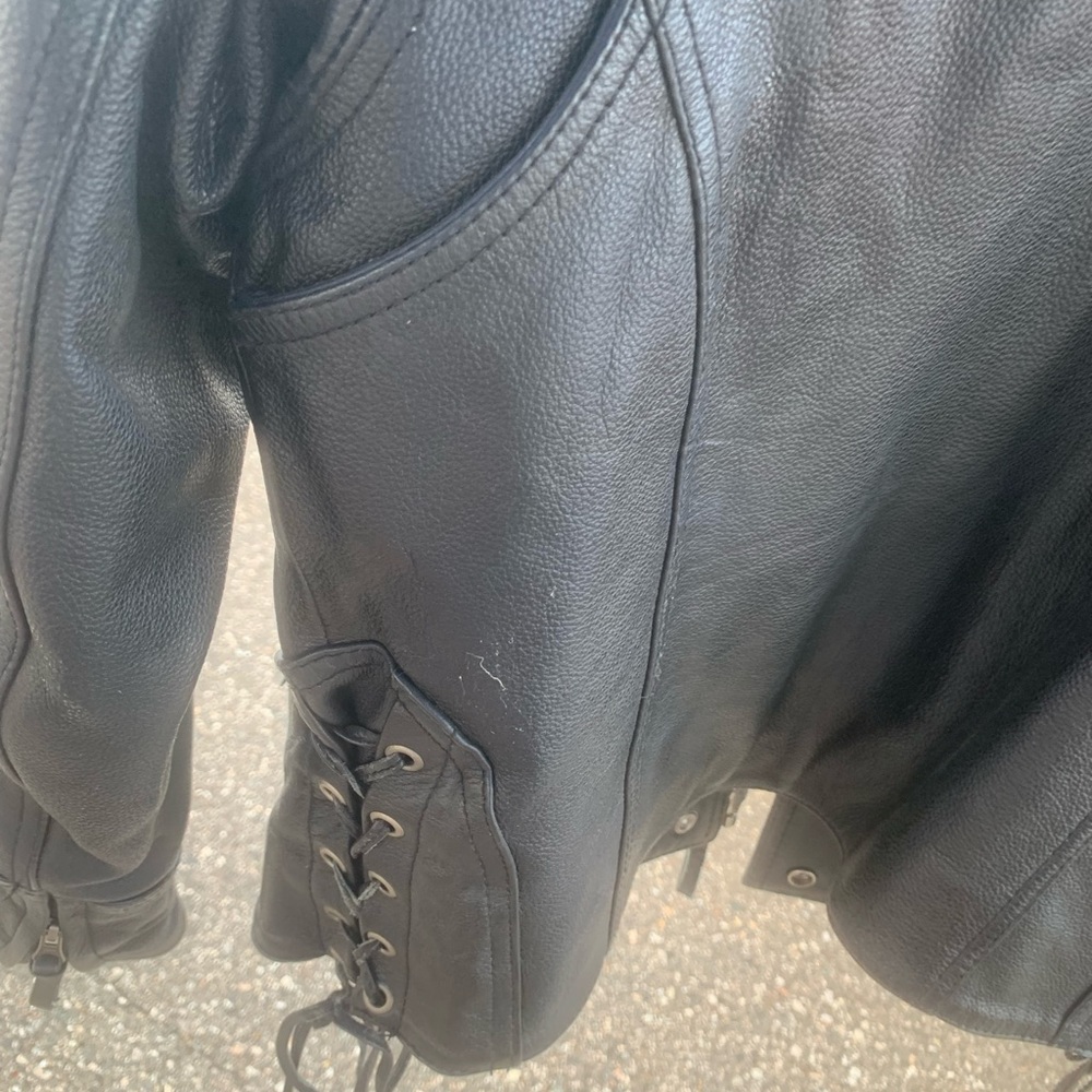 First Classics Leather Biker Jacket - image 1